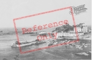 Castle Hill And Harbour c.1950, Tenby