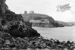 Castle Hill From Beach 1890, Tenby