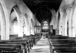 Church Interior 1893, Tenby
