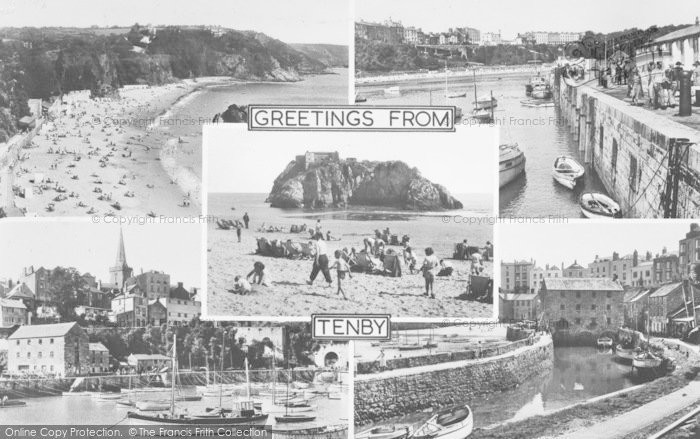Photo of Tenby, Composite c.1955
