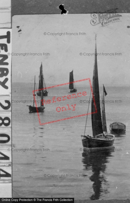 Photo of Tenby, Fishing Fleet 1890