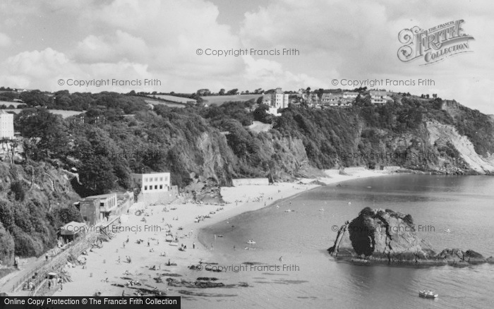 Photo of Tenby, Fourcroft Hotel And North Beach c.1960