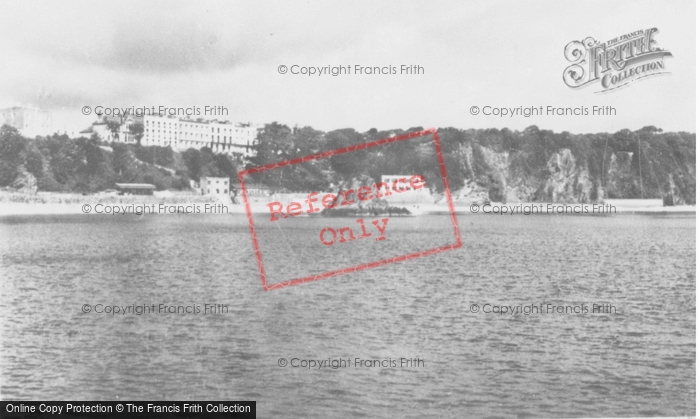 Photo of Tenby, Fourcroft Hotel From Harbour c.1960