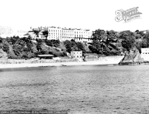Photo of Tenby, Fourcroft Hotel From Harbour c.1965