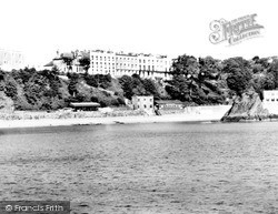 Fourcroft Hotel From Harbour c.1965, Tenby
