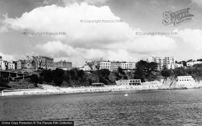 Photo of Tenby, Fourcroft Hotel From The Harbour c.1965