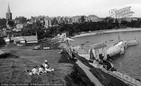 Photo of Tenby, From Castle Hill 1925