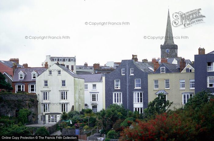 Photo of Tenby, Georgian Houses And St Mary's Church c.2000