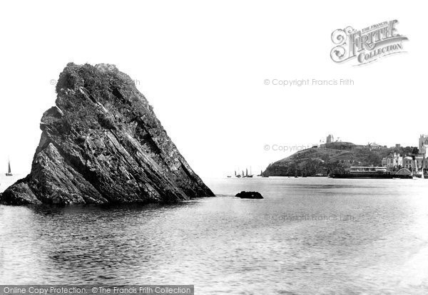 Photo of Tenby, Goscar Rock 1890