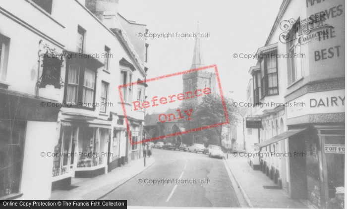 Photo of Tenby, High Street And Church  c.1965