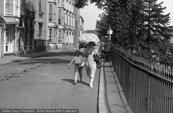 Photo of Tenby, Mother And Son 1925