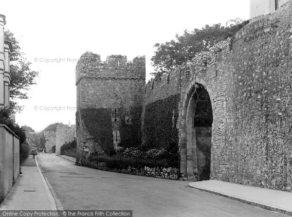 Photo of Tenby, Old Town Wall c.1925