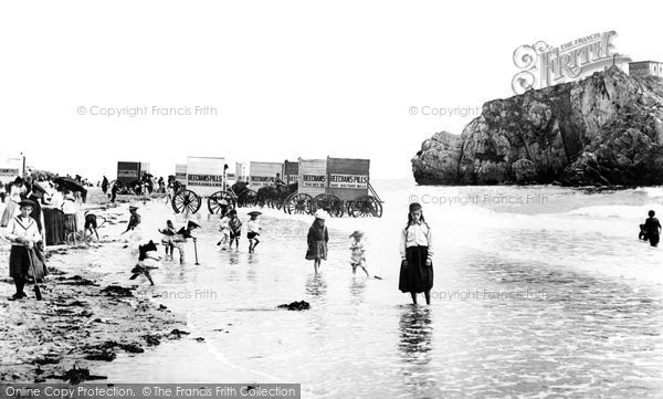 Photo of Tenby, On The Beach 1890