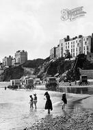 Paddling On South Sands 1890, Tenby