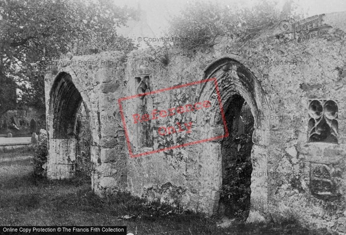 Photo of Tenby, Ruins In Churchyard 1890