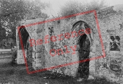 Ruins In Churchyard 1890, Tenby
