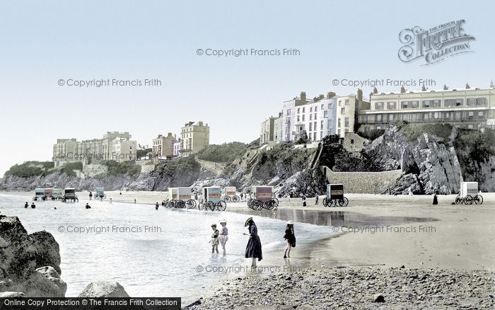 Tenby, South Sands 1890