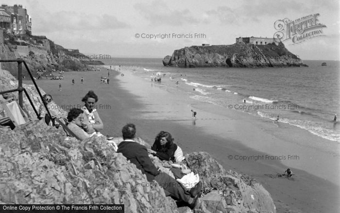 Photo of Tenby, South Sands And St Catherine's Island 1950