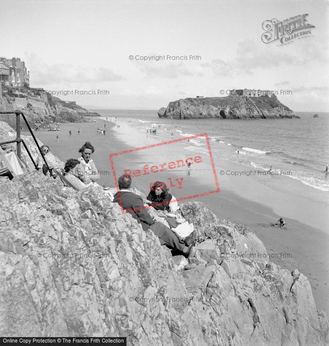 Photo of Tenby, South Sands And St Catherine's Island 1950