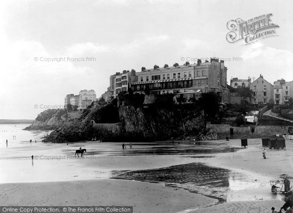 Photo of Tenby, South Sands c.1925