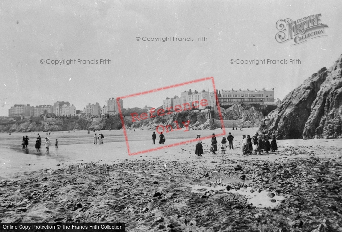 Photo of Tenby, South Sands From Beach 1890