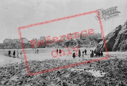 South Sands From Beach 1890, Tenby