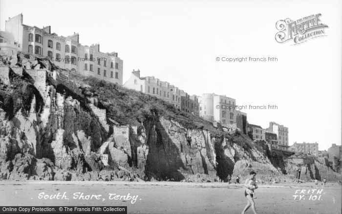 Photo of Tenby, South Shore c.1960