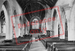 St Mary's Nave East 1890, Tenby
