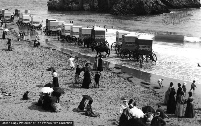 Photo of Tenby, The Beach 1890
