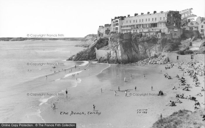 Photo of Tenby, The Beach c.1965