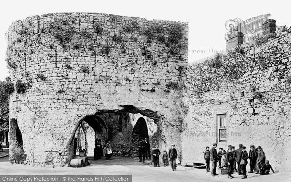 Photo of Tenby, The Five Arches 1890