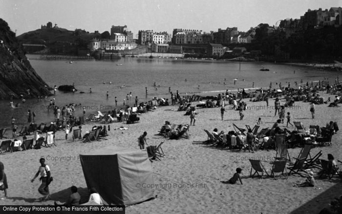 Photo of Tenby, The Front 1949