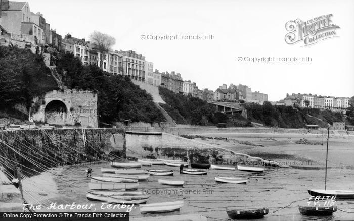 Photo of Tenby, The Harbour c.1960