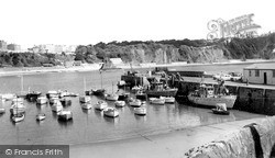 The Harbour From North Bay c.1965, Tenby