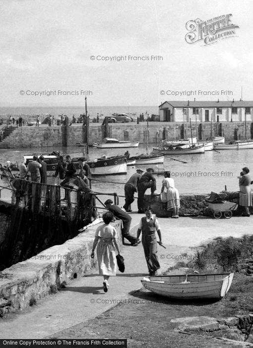 Photo of Tenby, The Harbour Wall 1950