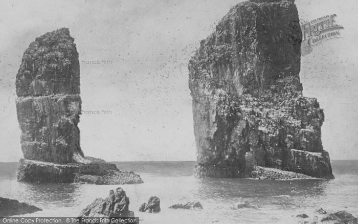 Photo of Tenby, The Stacks 1890