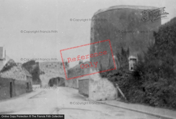 Photo of Tenby, Town Walls And Five Arches 1893