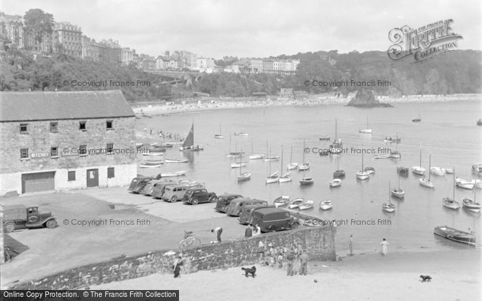 Photo of Tenby, View Across The Harbour 1950