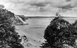 View From Fourcroft Hotel c.1960, Tenby