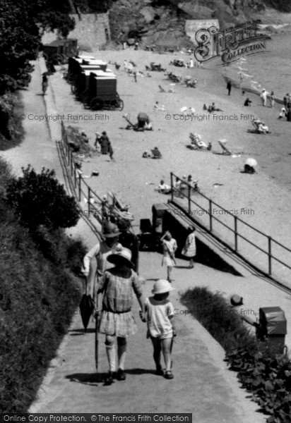 Photo of Tenby, Walking Home From The Beach 1925