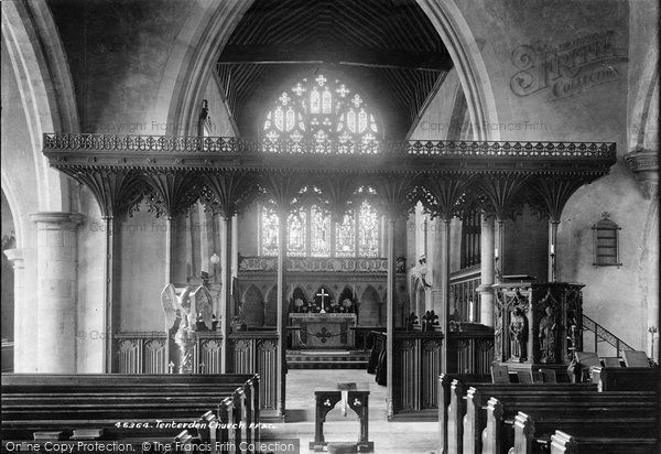 Photo of Tenterden, Church Interior 1901