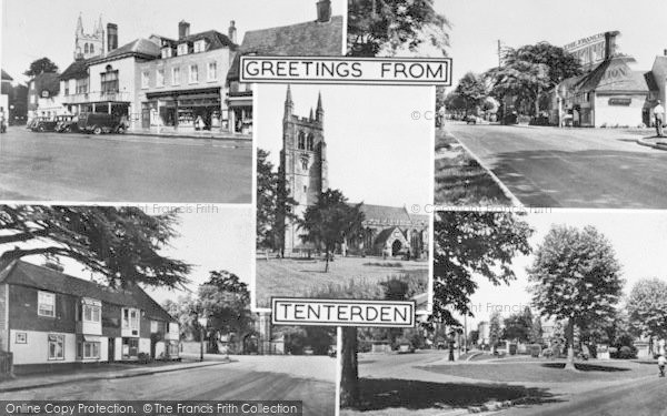 Photo of Tenterden, Composite c.1955