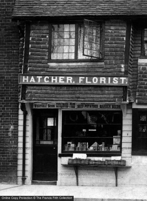 Photo of Tenterden, Hatcher's Florist And Grocery Shop 1903