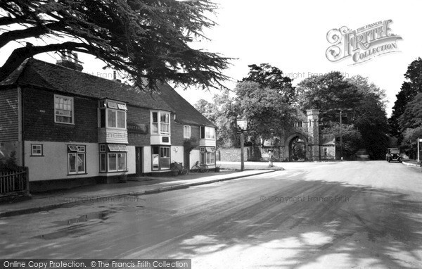 Photo of Tenterden, Heronden Gate And The William Caxton c.1955