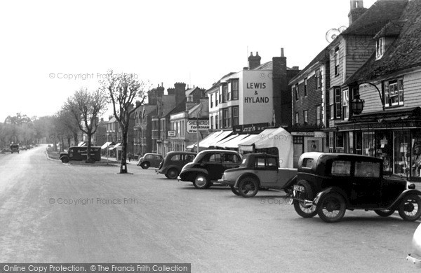 Photo of Tenterden, High Street c.1950