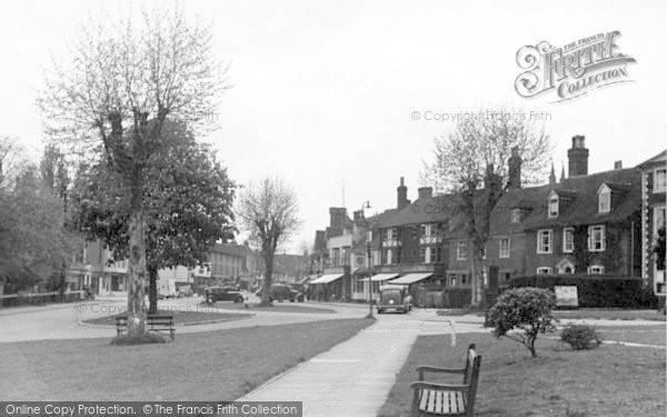 Photo of Tenterden, High Street From Oaks Road c.1950