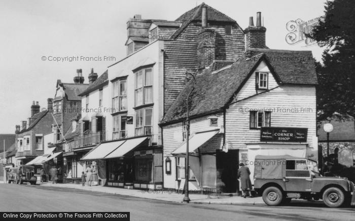 Photo of Tenterden, High Street, The Corner Shop c.1955