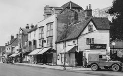 High Street, The Corner Shop c.1955, Tenterden