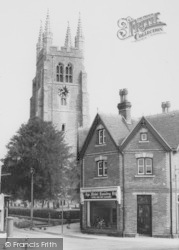 St Mildred's Church And Rye Model Laundry Ltd c.1965, Tenterden