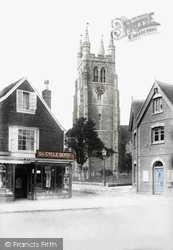 St Mildred's Church Tower 1903, Tenterden